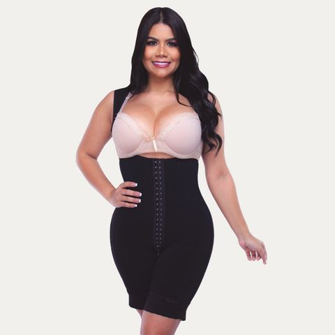 Mid-Thigh Shapewear with Openings