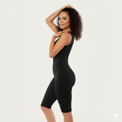 Knee-Length Cupped Shapewear