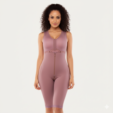 Knee-Length Cupped Shapewear