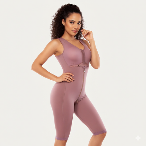 Knee-Length Cupped Shapewear