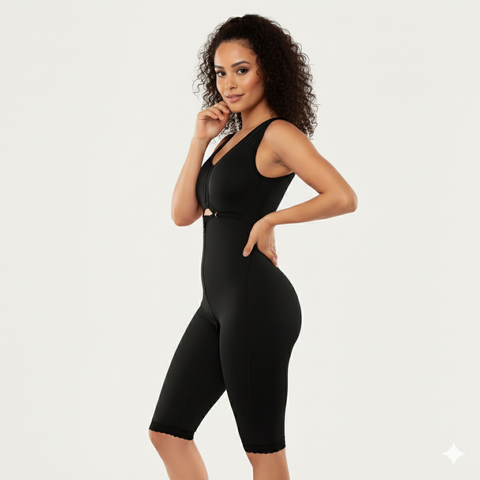 Knee-Length Cupped Shapewear