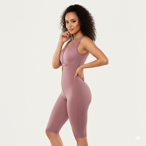 Knee-Length Cupped Shapewear